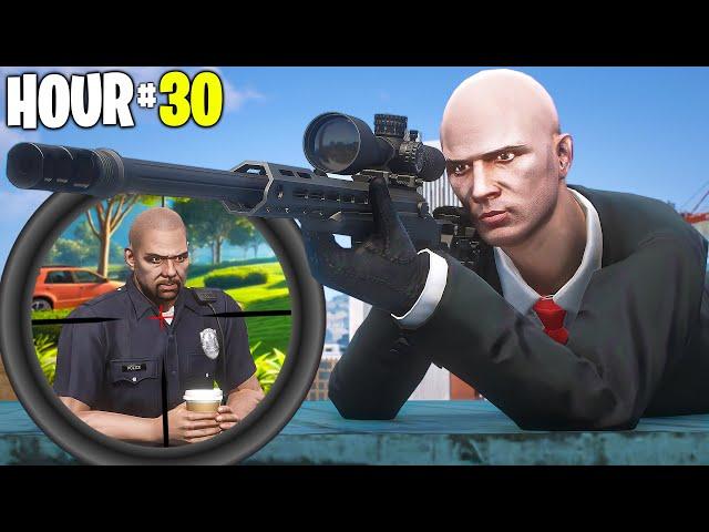 I Spent 32 Hours as Hitman in GTA 5 RP..