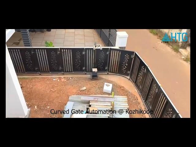 12 m - Longest Curved Gate Automation in Kerala, India -@ Kozhikode