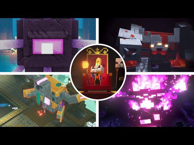 Minecraft Dungeons All Bosses + (All DLC)  Echoing Void