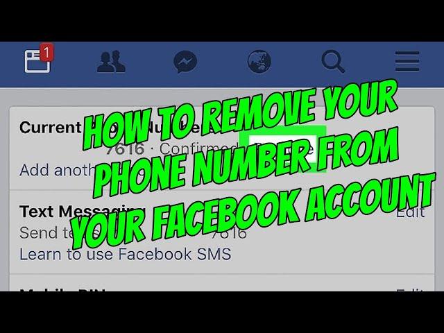 How to Remove Your Phone Number from Your Facebook Account