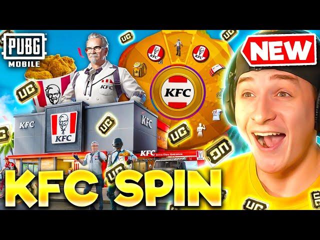 NEW $8,000 KFC LUCKY SPIN OPENING! PUBG MOBILE