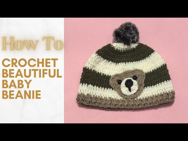 Adorable Crochet Baby Beanie: Step-by-Step | DIY CROCHET for Absolute Beginners