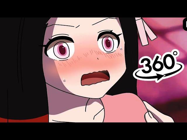 NEZUKO Don't CONTAIN YOURSELFROMANTIC MOMENTS Zenitsu x nezukodemon slayer vr (anime vr)