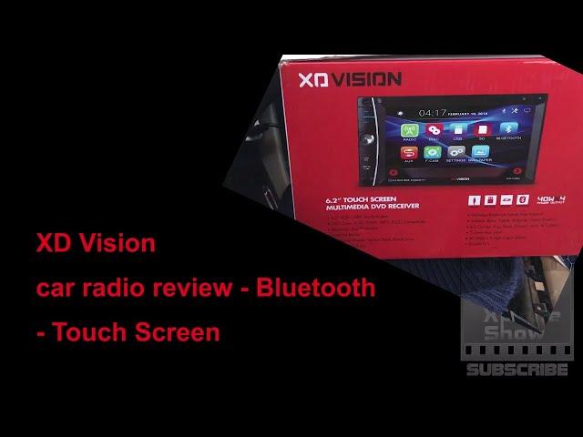 XD vision bluetooth car radio with touchscreen reviewed