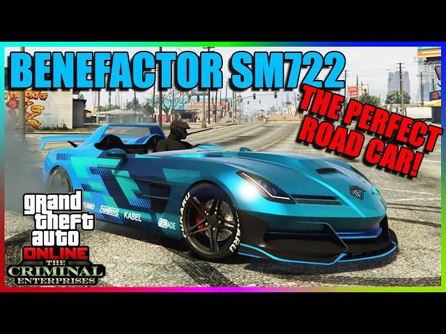 **NEW** DLC Sports Car - BENEFACTOR SM722 Customization - Fast Hyper Car | GTA 5 ONLINE