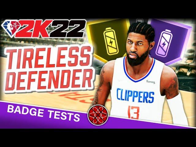 Best Badges on NBA 2K22 : Tireless Defender Badge + On Ball Defense Tips 2K22