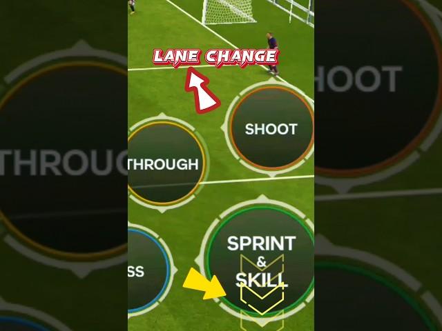 Best Skills Lane Change FC24 Mobile skills moves lane change#fc24#ytshorts#shorts