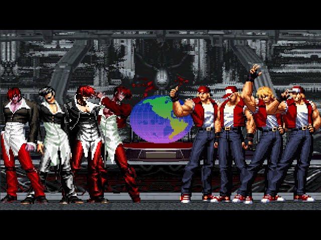 The King of Fighters (MUGEN) | Orochi Iori vs Terry Bogard