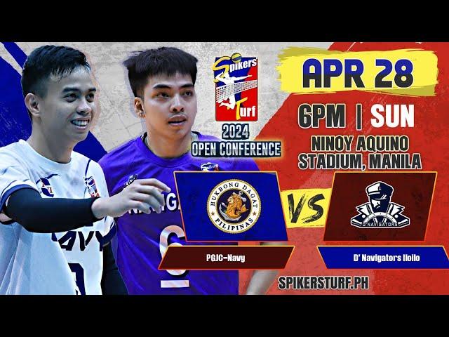 PGJC NAVY vs. D'NAVIGATORS - Full Match | Preliminaries | 2024 Spikers' Turf Open Conference