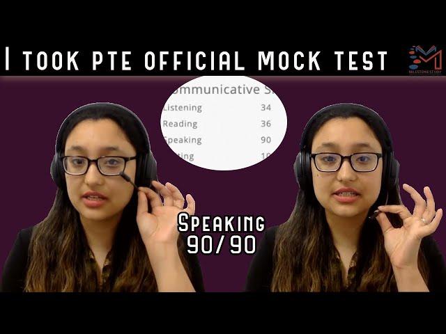 Got speaking 90 without doing Answer Short Questions | PTE mock test | Milestone Study
