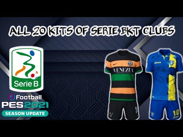 TOP & BEST KITS PES 2021 MOBILE | ALL 20 SERIE BKT CLUBS