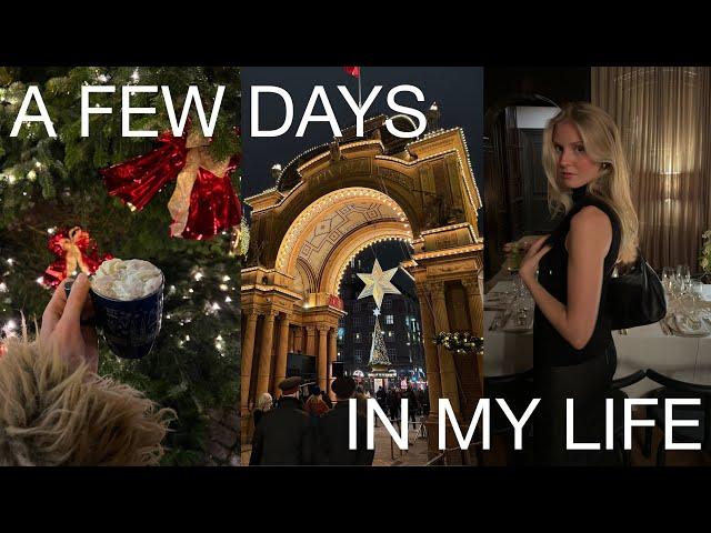 a few days in my life | christmas tivoli, fav café & packing