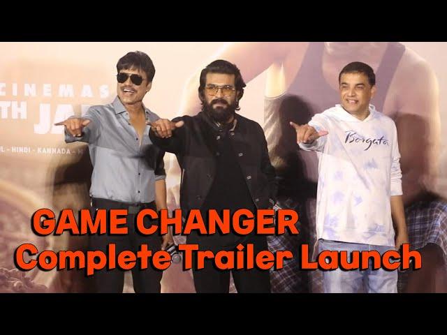 Game Changer Trailer Launch (Hindi) | Mumbai Press Meet  | Ram Charan | Shankar | Dil Raju