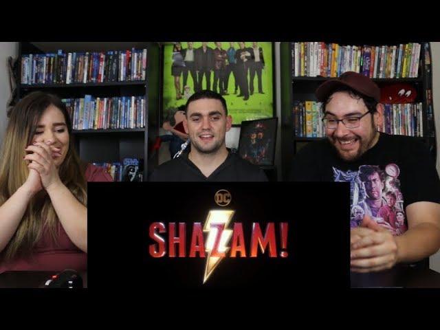 Shazam - SDCC Offical Trailer Reaction / Review