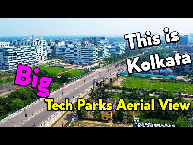 Big Tech Parks in New Town, Kolkata Drone View | Candor Tech Park, Ecospace, Orbit Urban Park Ep 339