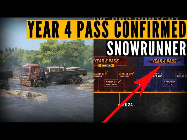 The Snowrunner Year 4 Pass is OFFICIAL