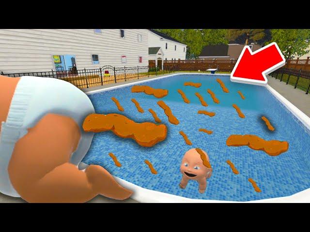 I POOPED in The SWIMMING POOL.. (Who's Your Daddy?)