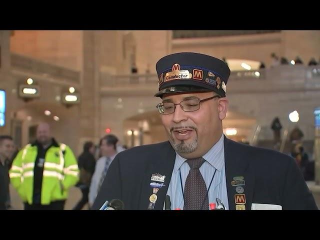 This Metro North conductor drops rhymes, one stop at a time