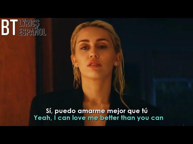 Miley Cyrus - Flowers // Lyrics + Español // Video Official