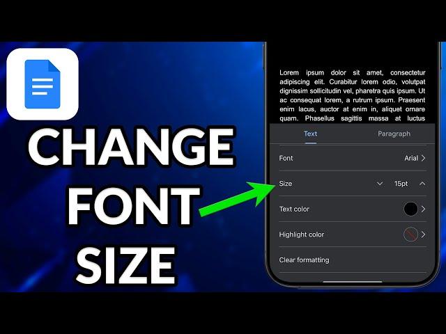 How To Change Font Size On Google Docs Mobile