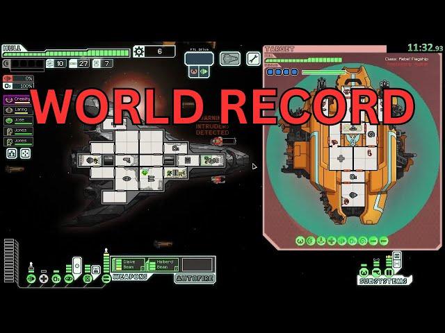 FTL Speedrun NEW World Record - 12:19 AE