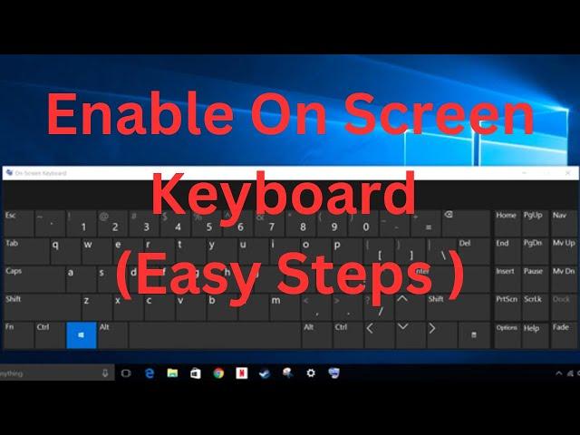 Windows 11 - How To Enable Or Disable The Onscreen Keyboard ! [Quick & Easy]