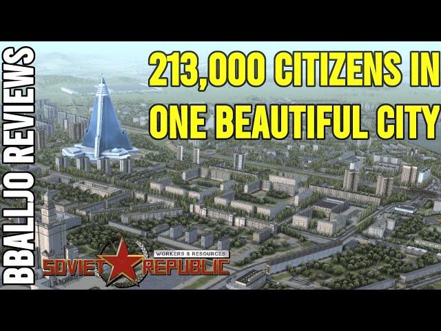 Over 200000 Citizens in Workers and Resources: Soviet Republic | Map Review