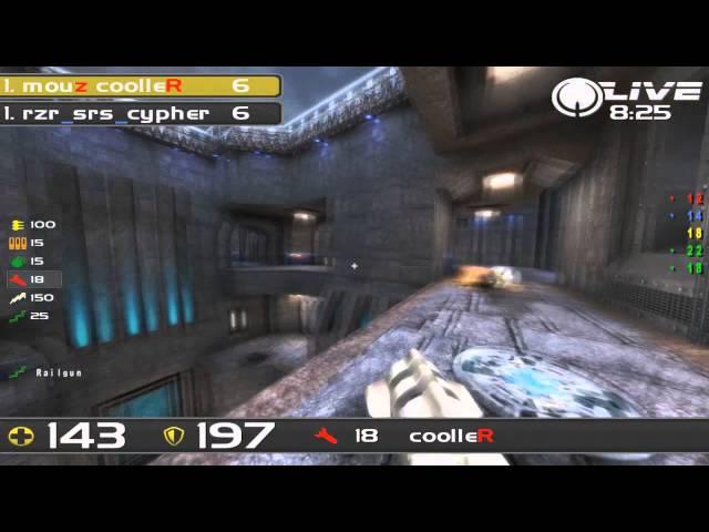 Quakecon 2010 Grand Final - Cooller vs Cypher - Aerowalk -  HD