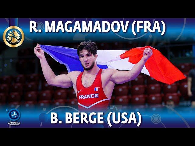 Rakhim Magamadov (FRA) vs Bennett Kevin Berge (USA) - Final // U20 World Championships 2022