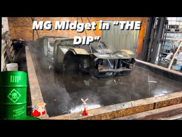 Chemical Dipping an MG Midget