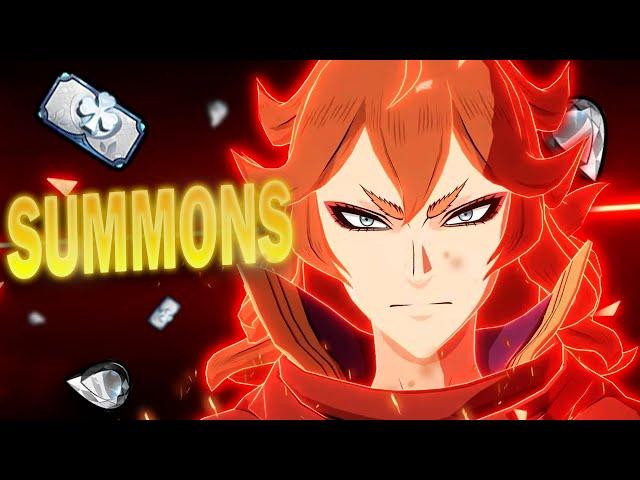 AMAZING START TO THESE MEREOLEONA SUMMONS!!! FESTIVAL MEREOLEONA SUMMONS! | Black Clover Mobile