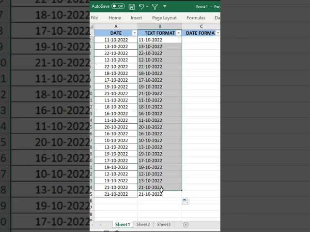 Convert Date From Text to Date Format In Excel | Excel Hacks | Excel Tips & Tricks 2022