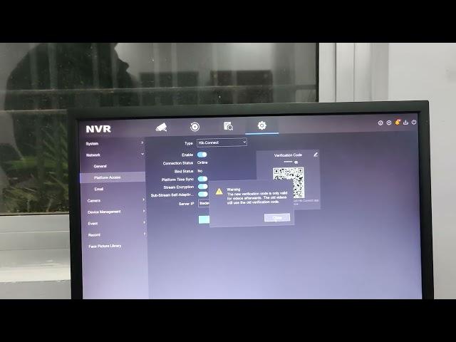 how to change verification code hikvision nvr | hik-connect verification code