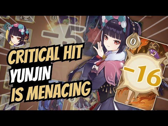  CRITICAL YUNJIN IS ULTRA MENACE  | Genshin Impact TCG