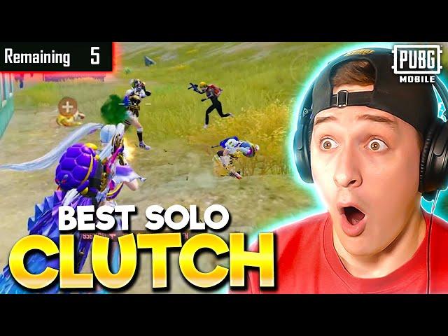 BEST SOLO CLUTCH in NEW SHADOW MODE! PUBG MOBLE