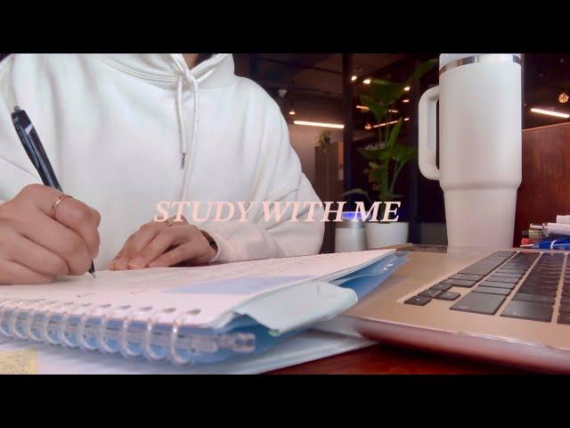 5-HOUR Study With Me  No music, Real sound, keyboard typing, note taking, ASMR, Pomodoro 50/10