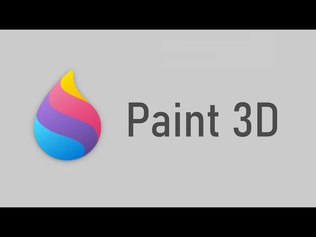 Paint 3D  / Grundlagen und Erklärung