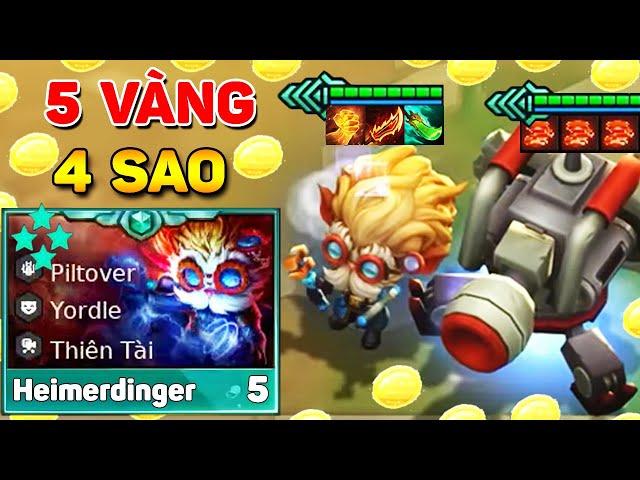 HEIMERDINGER 4 SAO + 3 MÁY BÀO VÀNG SẼ KINH KHỦNG NHƯ THẾ NÀO TẠI ĐTCL MÙA 9 ?! SIÊU PHẨM LÀ ĐÂY