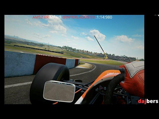 AMS2 VR Time Trial McLaren MP4/8 @Interlagos 93  :1:14:980