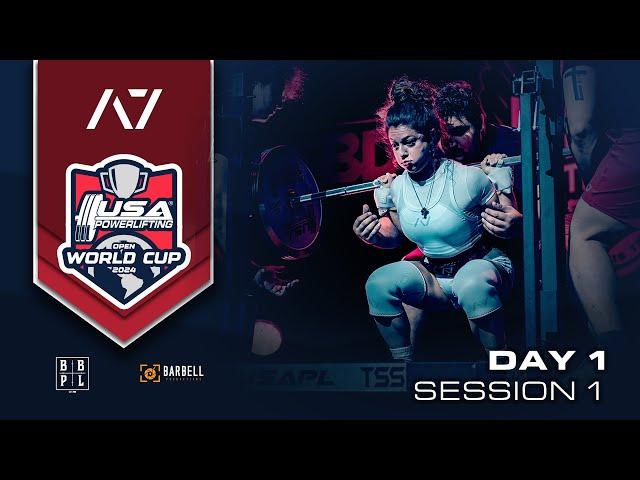 2024 USA Powerlifting Open World Cup  |  Day 1 - Session 1