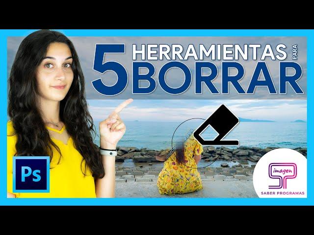  ELIMINAR OBJETOS de una foto con Photoshop | 5 Herramientas 