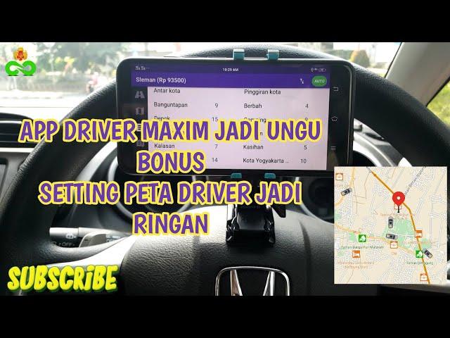 CARA MENGUBAH TAMPILAN DRIVER MAXIM JADI UNGU_mas boss channel