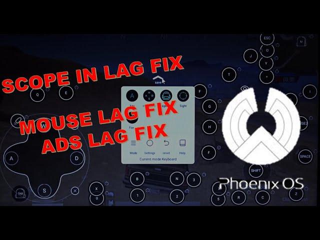 How to fix Mouse in PhoenixOS | How to fix scope in lag in Pheonix  || Mouse freezing in Phoenix os