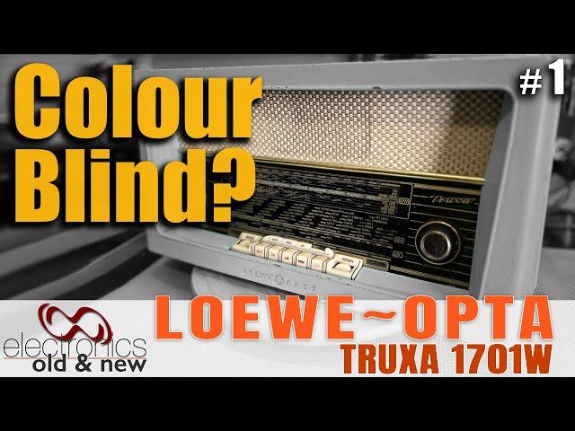 Is This The Ugliest Radio You've Ever Seen? Loewe-opta Truxa 1701w pt. 1