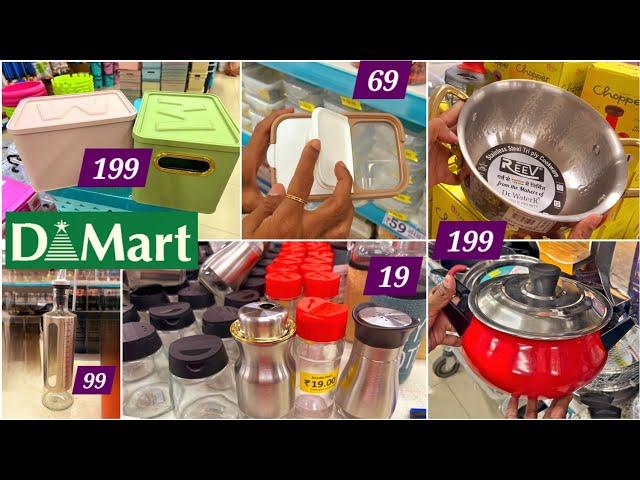 Dmart cheapest offers, new variety kitchen-ware, storage containers & organisers, steel & nonstick