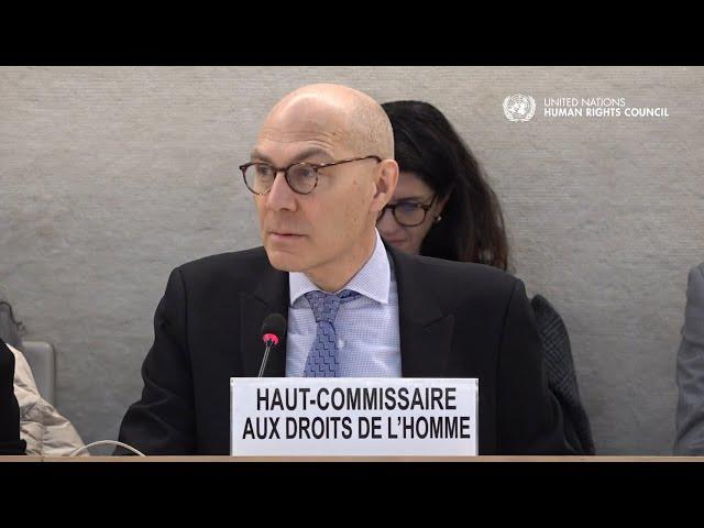 Volker Türk: Society has a stake in protecting and promoting the rights of women and girls | HRC58