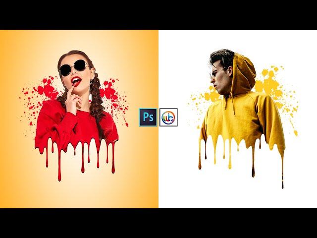 Dripping Effect | Splatter Effect  | Photoshop Editing Tutorial