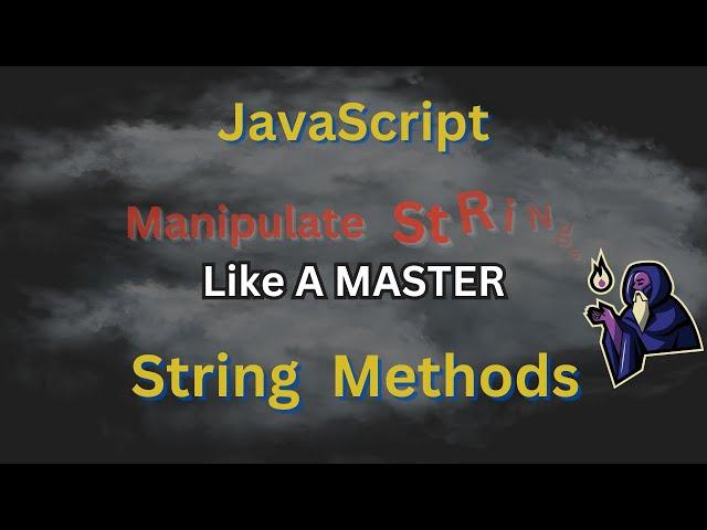 Learn EVERY Important JavaScript STRING METHOD!