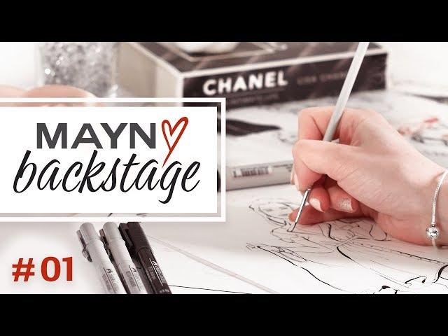 YANA MAYN BACKSTAGE #01 | Fashion illustration