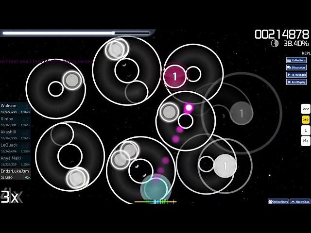 CRAZY FLUKE!!! | Osu! Mayday 7.93* | Halfway complete